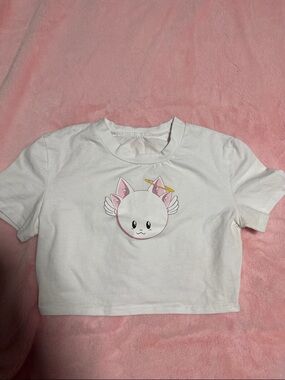 Hello Angel Girl Crop top